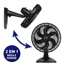 Ventilador Arno mesa Parede Arno 40CM VE60 X-Treme 6 Pas 140W 2 em 1 Preto 220V