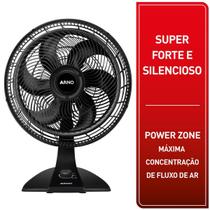 Ventilador Arno Turbo Force 2 Em 1 Preto Vf42 - 127V