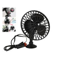 Ventilador automotivo 12v carro van caminhao barco com ventosa na base - MAKEDA