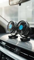 Ventilador Automotivo Duplo 12V Ajustável Ventilador Automotivo Duplo 12V Ajustável