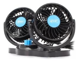Ventilador Automotivo Duplo 12v Ajustável Forte 2 Velocidade Ventilador Automotivo Duplo 12v Ajustável Forte 2 Velocidade
