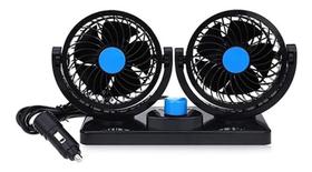 Ventilador Automotivo Duplo Com Ajuste Para Carro 12V Van