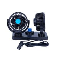 Ventilador Automotivo Duplo Rotativo Ajustável Veicular 12V Ventilador Automotivo Duplo Rotativo Ajustável Veicular 12V