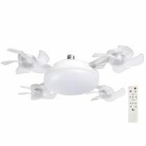 Ventilador Bocal 50w 127v/220v Briled Drone x4 Led Branco 3 Cores Quarto Sala Banheiro