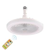 Ventilador Branco Pequeno Silencioso C/ Lâmpada 30W