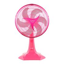 Ventilador Britânia 6 pás BVT304 60W Turbo 30cm Maxx Force Pink Lovers Rosa