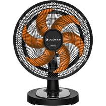 Ventilador Cadence Preto e Laranja VTR478 - 127 Volts