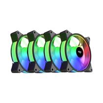 Ventilador Case Aigo AR12 120mm RGB Silencioso - com Porta SATA Aura Sync