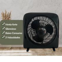 Ventilador Circulador 3 Velocidades Fonte Bivolt