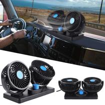 Ventilador Circulador Ar Portátil Painel Para Viagens Longas 360 Graus Carro Caminhão Veiculos Veicular Trailers Suporte Acessórios Para Refrigeração - TUS