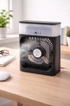 Ventilador Climatizador Circulador Portátil Recarregável USB Silencioso Compacto Resistente