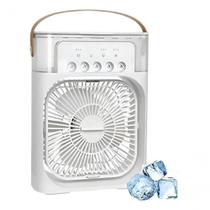 Ventilador Climatizador de Mesa Usb Black Bull Branco Reservatório 400ML