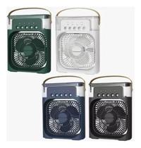 Ventilador Climatizador Frio Gelo 600ml Led Cor Preta Usb Tipoc Ventilador Climatizador Frio Gelo 600ml Led Cor Preta Usb Tipoc