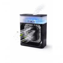 Ventilador Climatizador Portátil Usb Black Bull Preto para Ambiente de Trabalho e Estudo