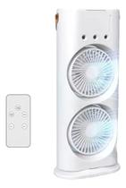 Ventilador Climatizador Umidificador Duplo Potente C/Controle
