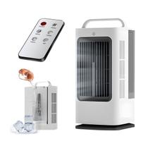 Ventilador Climatizador Umidificador Portátil de 3 Velocidades Refrigerador de Ar Ajustável C/ Controle Bivolt Ventilador Climatizador Umidificador Portátil de 3 Velocidades Refrigerador de Ar Ajustável C/ Controle Bivolt