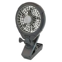 Ventilador Clip O2COOL Treva 12,7 cm, bateria de 2 velocidades e USB cinza Ventilador Clip O2COOL Treva 12,7 cm, bateria de 2 velocidades e USB cinza