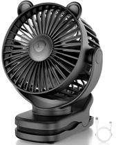 Ventilador Clip on Portátil Recarregável GOTOTO 2000mAh com 3 velocidades Ventilador Clip on Portátil Recarregável GOTOTO 2000mAh com 3 velocidades