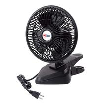 Ventilador Clip-On TN TONNY conversível de 15 cm com 2 velocidades preto