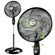 Ventilador Coluna 40cm 6 pas 140w Potente e Silencioso 3 níveis ajuste vertical regulável - Super Power