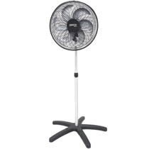 Ventilador Coluna 50cm Plástico Preto 200W Industrial Turbo Turbão 6 Pás Bivolt 110V 220V Vitalex