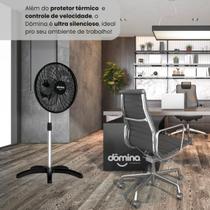 Ventilador Coluna 60CM Diâmetro Ultra Silencioso 8 Hélices