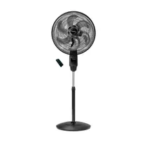 Ventilador coluna mallory chronos 40cm diâmetro com controle preto/cinza 127v