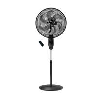 Ventilador coluna mallory chronos 40cm diâmetro com controle preto/cinza 220v