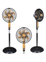 Ventilador Coluna Turbo Pedestal 30Cm Silencioso Preto