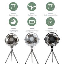 Ventilador com Controle Remoto Mini Ventilador Mini 360 Rotação USB Fan