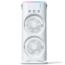 Ventilador Com Jatos Refrescante e Umidifica Ambientes - Cores Variadas