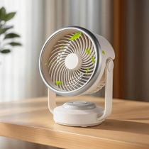 Ventilador Com Lâmpada Led Recarregável Potente Usb 2 Em 1- Oasis
