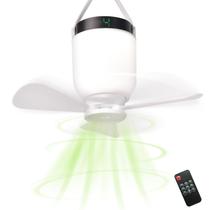 Ventilador con luz recargable 8000mAh para camping HOYECHI