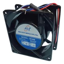 Ventilador Cooler Ventoinha Exaustao Refrigeração 80x80x38mm 110v 220v C/ Rolamento