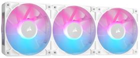 Ventilador Corsair iCUE Link RX120 RGB 120 mm PWM x3 Branco Ventilador Corsair iCUE Link RX120 RGB 120 mm PWM x3 Branco