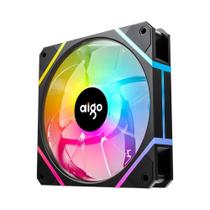 Ventilador CPU Aigo AM12 RGB 120mm - Silencioso, Branco e com Iluminação ARGB