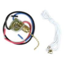 Ventilador de 3 vias Jandorf 60305 Light Pull Chain Switch em latão Ventilador de 3 vias Jandorf 60305 Light Pull Chain Switch em latão