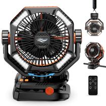 Ventilador de acampamento ColdSky 8196S com motor duplo 20000mAh com controle remoto