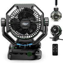 Ventilador de acampamento ColdSky 8196S com motor duplo 20000mAh com controle remoto