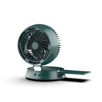 Ventilador de acampamento com luz LED solar e USB recarregável Ventilador de acampamento com luz LED solar e USB recarregável