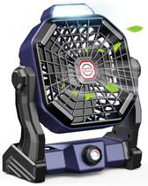 Ventilador de acampamento JINLICTE de 9 polegadas com lanterna LED 20000mAh 500mL Ventilador de acampamento JINLICTE de 9 polegadas com lanterna LED 20000mAh 500mL
