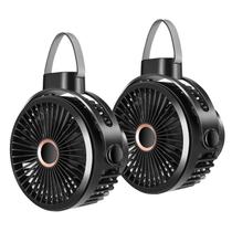 Ventilador de acampamento Odoland 10000mAh recarregável com gancho suspenso
