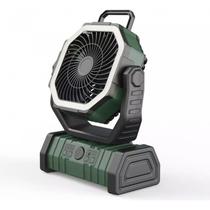 Ventilador de acampamento recarregável de 20000mAh com luz LED, bateria de 58h Ventilador de acampamento recarregável de 20000mAh com luz LED, bateria de 58h