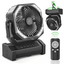 Ventilador de Acampamento Recarregável Neofeel 20000mAh com Lanterna LED