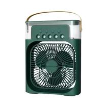 Ventilador De Ar Condicionado Portátil 3 Em 1 Com Luz Noturna LED E Umidificador Para Casa E