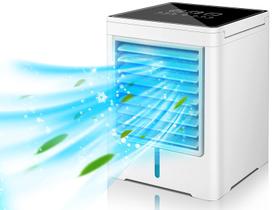 Ventilador de ar condicionado portátil GOFOIT com 3 velocidades e 3 temporizadores