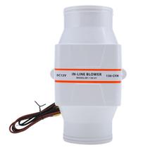 Ventilador de ar marinho HyddNice 12V 130 CFM 78mm branco Ventilador de ar marinho HyddNice 12V 130 CFM 78mm branco