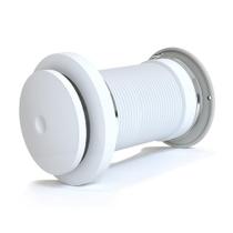 Ventilador de ar passivo Weiworld, duto de alumínio, grade de aço inoxidável de 10 cm Ventilador de ar passivo Weiworld, duto de alumínio, grade de aço inoxidável de 10 cm