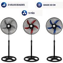 Ventilador De Armar Coluna 50cm De Chão Regulável Vento Forte 3 Velocidades Silencioso 60W