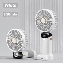 Ventilador de bateria portátil dobrável com ventilador elétrico Ventilador de bateria portátil dobrável com ventilador elétrico